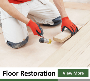 Wood Floor Restoration Manchester | A Man is Working | Parquet Repairs Manchester